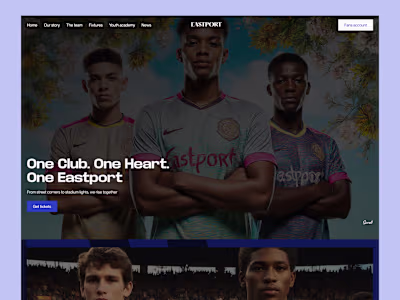 Eastport football website