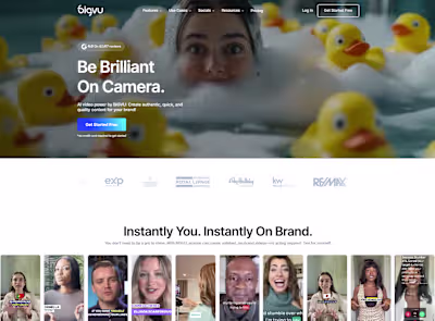 Webflow SaaS Website for AI Teleprompter & Video Editing