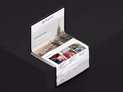 Craigslist Webpage Redesign