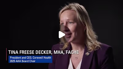 American Hospital Association Advocacy Message