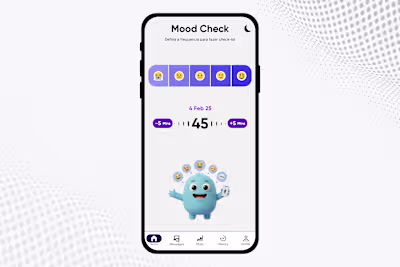 Mood Check – Home Screen