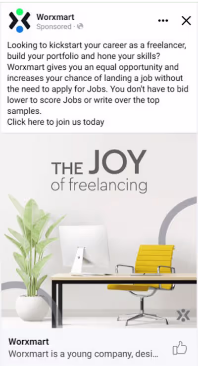  Facebook Ads (Page likes)