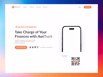 AuriTrack Finance App