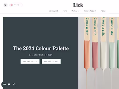 Lick (Custom Front-end Shopify Development & Headless CMS) 