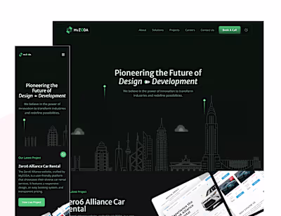 Landing Page Design for Tech Startup Launch