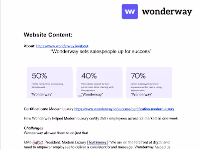 Web Content