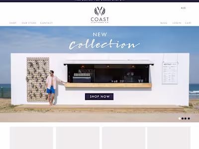 Coast Clothing | Website Build