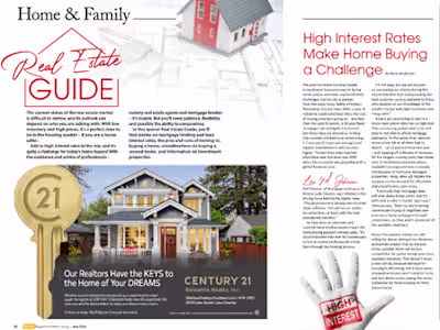 Real Estate, High Interest Rates Make Home Buying a Challenge