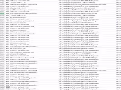 Scraping a german website waermepumpe