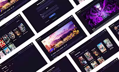 Anime Verse - Website Design :: Behance