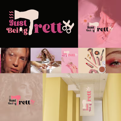 Just Being Pretty logo & Branding (Beauty & Cosmetics)