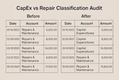 CapEx Audit for Multi-family Real Estate Investment Firm