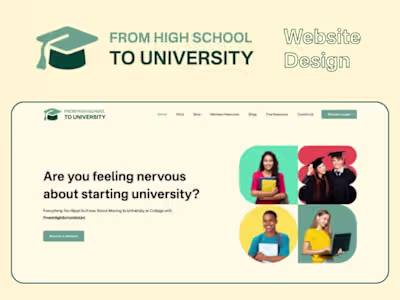 From High School To Uni | Educational Website