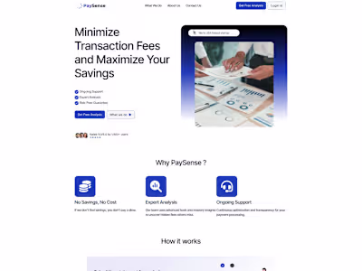 Website design Paysense