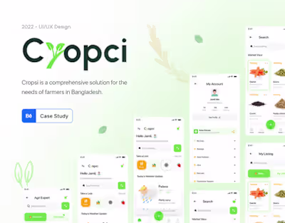 Cropci-Agriculture Mobile App Case Study