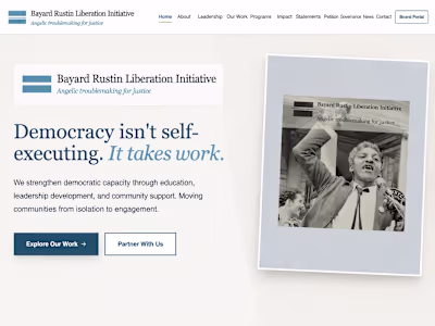 I created this website for