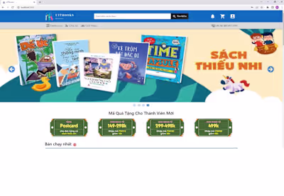 Book store website