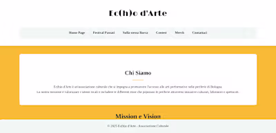 Ec(h)o d'Arte: Website Development