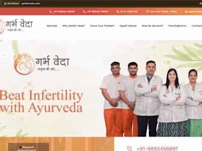 Website for Garbhveda.com