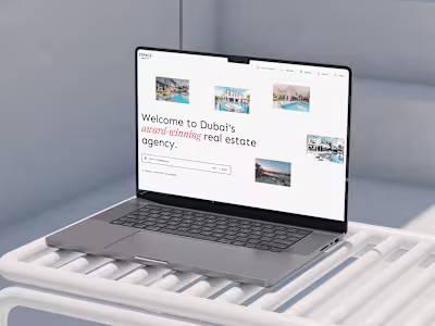 Web design & development for a real estate agency in Dubai