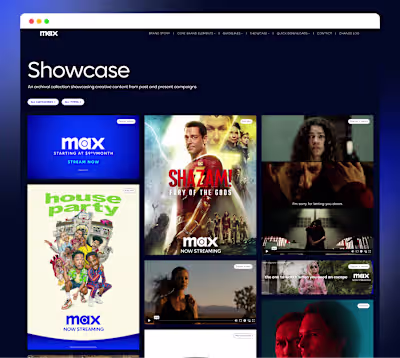 Webflow Development for HBO Max