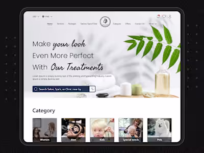 Salon & Clinic Appointment Booking App