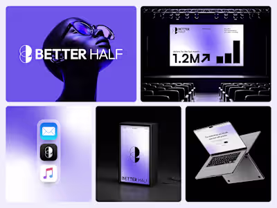 Better Half — From Logo to Visual Identity