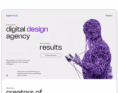 Design Agency Landgin Page Design