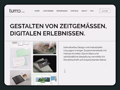 Website design and Tilda Development - tumo media