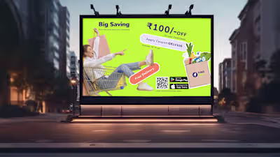 "Big Saving "Brand Identy of TingTing