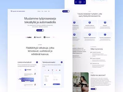 Valkea Technologies - Web Design & Framer Development