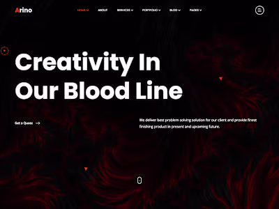 Software Services base company website