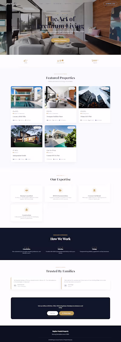 Website Development - Real Estate