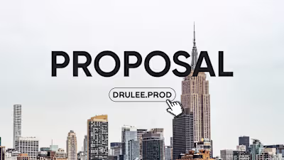 DRULEE.PROD | Design Presentation + Small Brand Identity