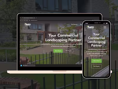 Avara Landscapes Ireland | Commercial Landscaping Website