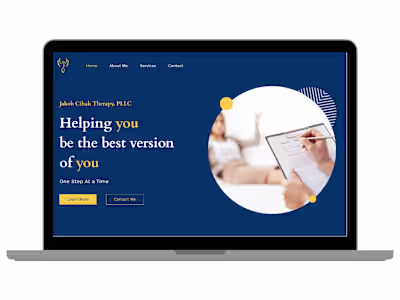 Custom Website- Health & Wellness Website