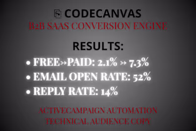 B2B SaaS Conversion Engine
