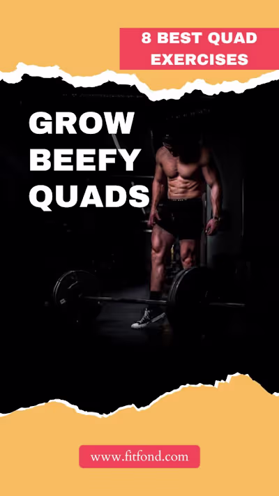 8 Incredible Quad Exercises To Build Beefy Legs - FITFOND