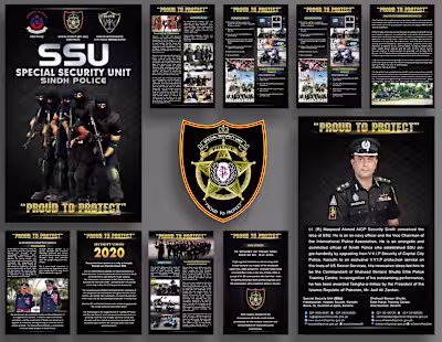 Brochure design for Police department