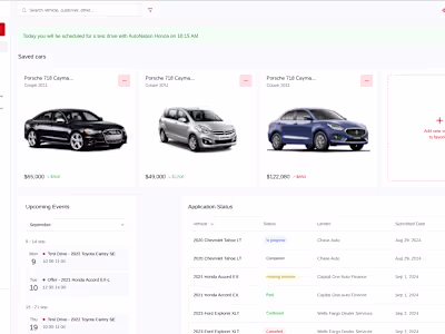 AutoNation Honda Test Drive Scheduling