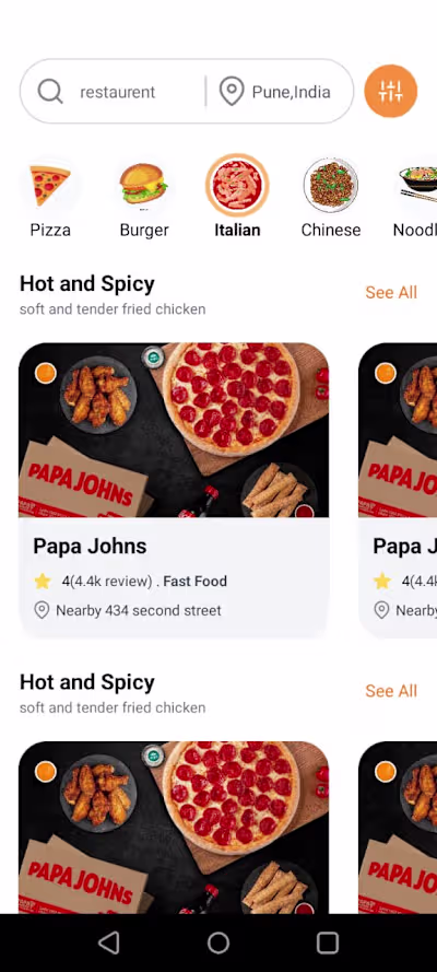 Food Delivery App