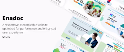 Enadoc E-signature and Document Management Solutions Website