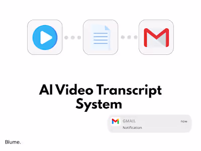 AI Video Transcript System