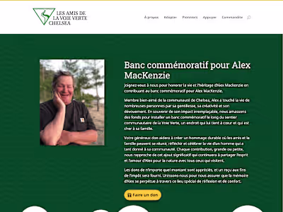 Voie Verte Chelsea - Wordpress Web Design