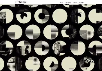 Ethera Creative Studio Website Development