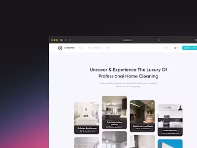 Completely - A Home Services Platform