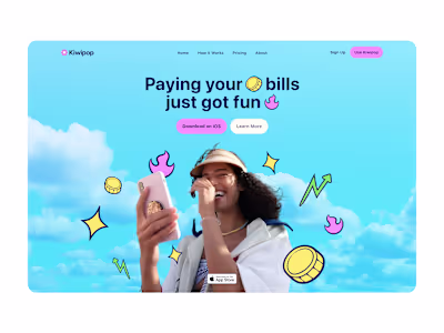 Here is a hero section