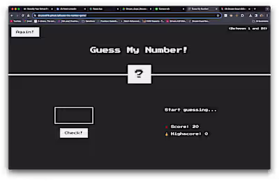 Guess the number game