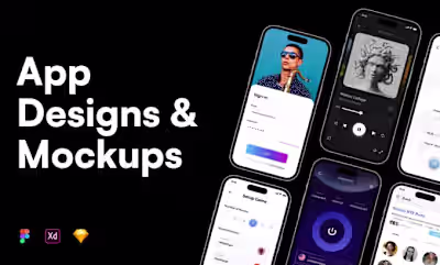I will do amazing app designs, app mockups and UI,UX in figma