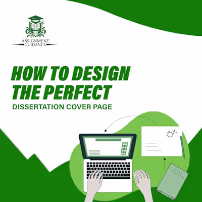 Creating a Professional Dissertation Cover Page